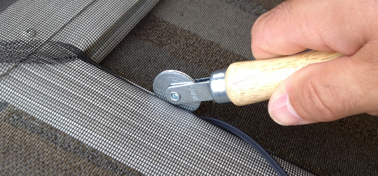 metal screen door repair in Westchase